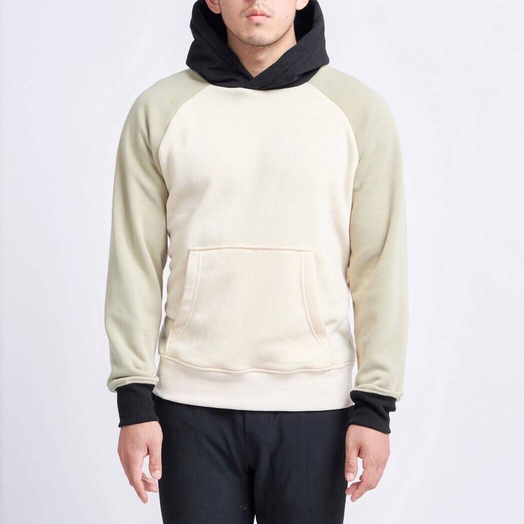 Olive Cream Human Hoodie