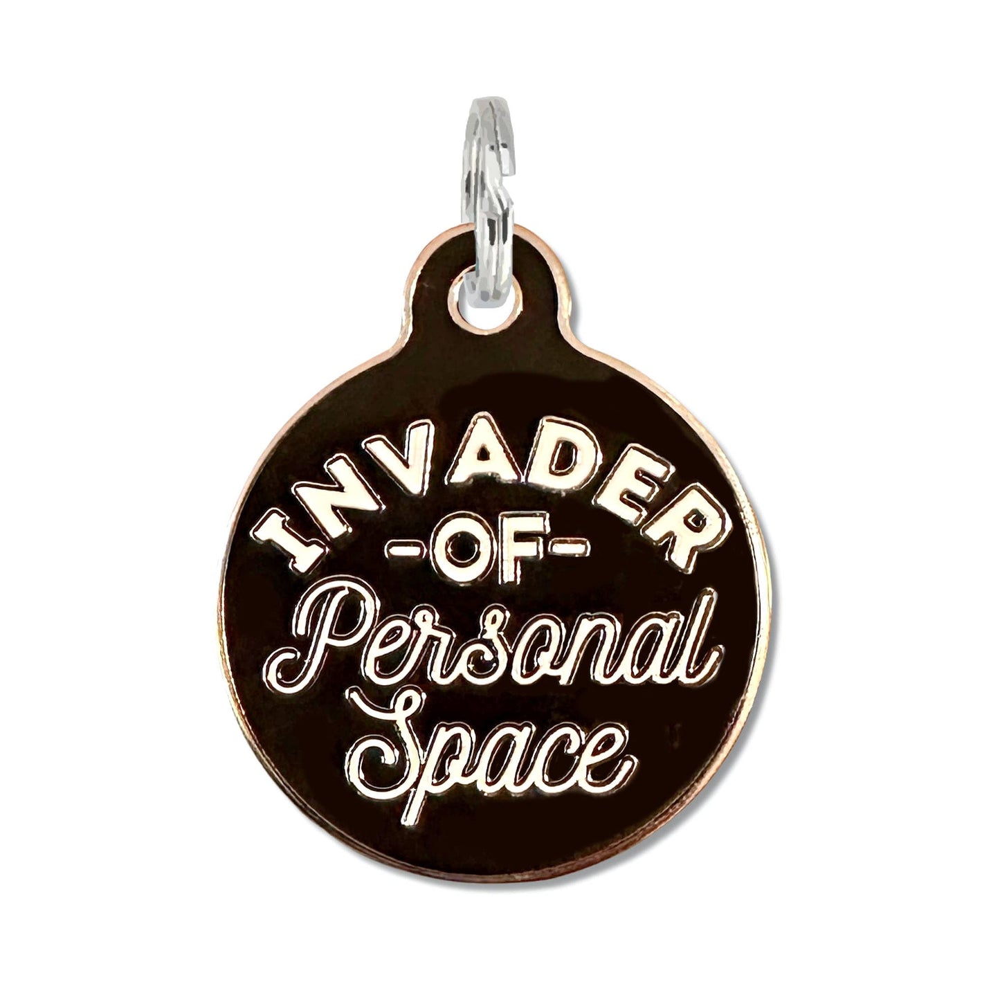 Dog Tag with Personalized QR Code - Invader Personal Space 