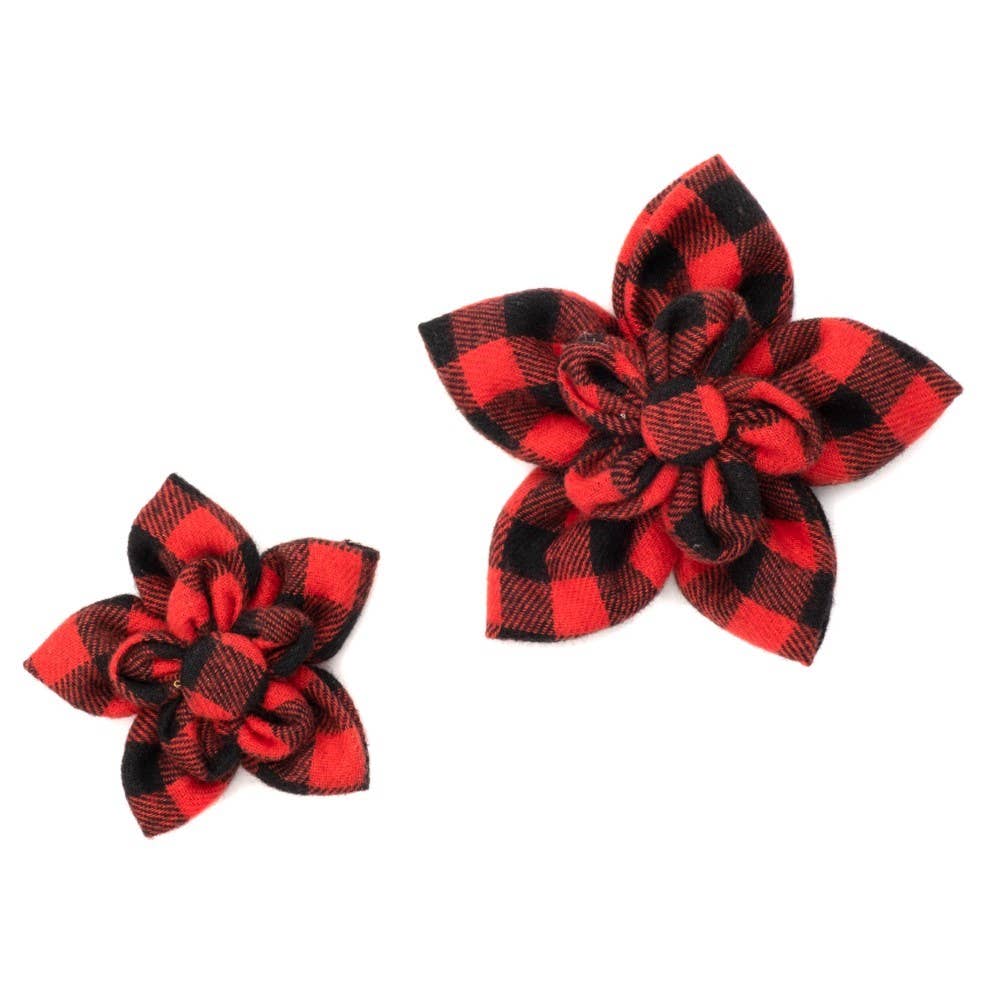 Buffalo Plaid Flower