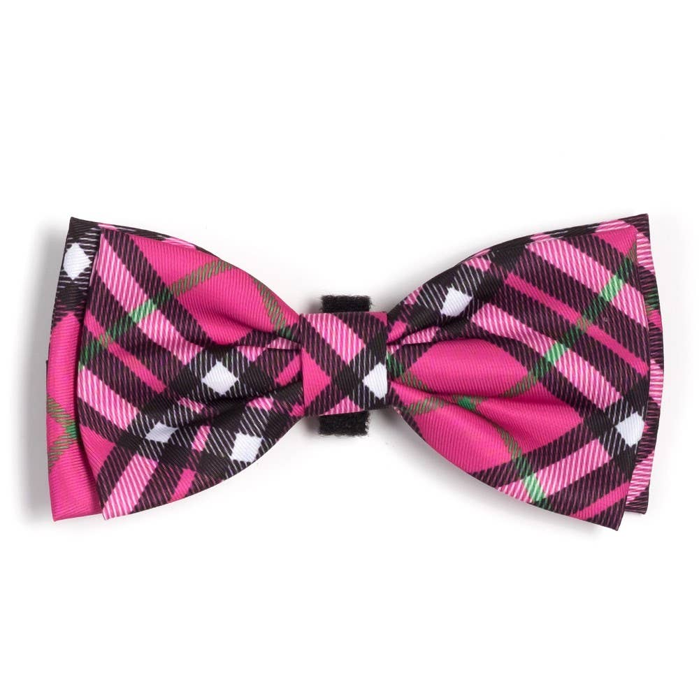 Bias Plaid Bow Tie