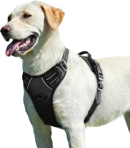 Reflective No-Pull Adjustable Harness & Matching Leash