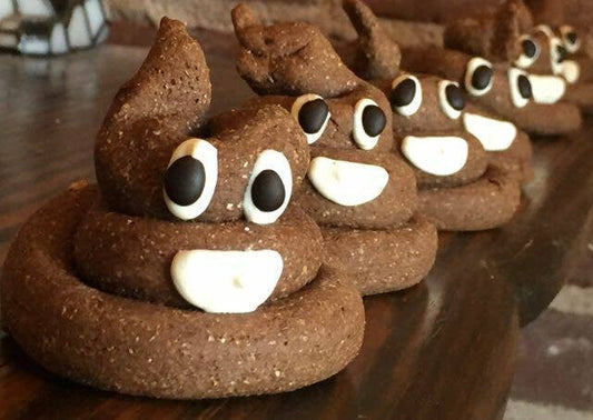 Happy Poop Emoji Dog Treat