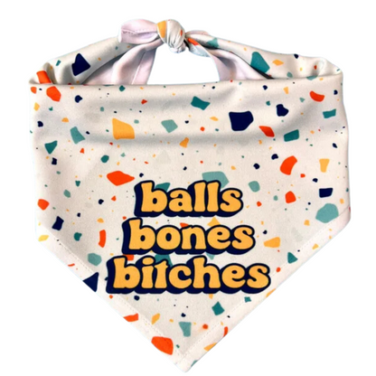 Balls, Bones, Bitches Dog Bandana