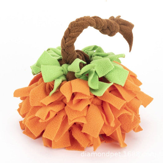 Pumpkin Pet Snuffle Ball